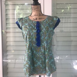 Floral edmé & esyllte top from Anthropologie